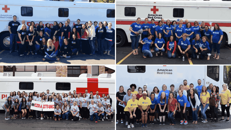 Favorite’s Volunteer Committee organizes annual blood drives through the American Red Cross 