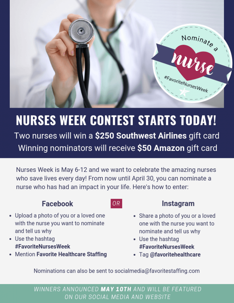 Social Media Flyer- Nominate a Nurse Contest