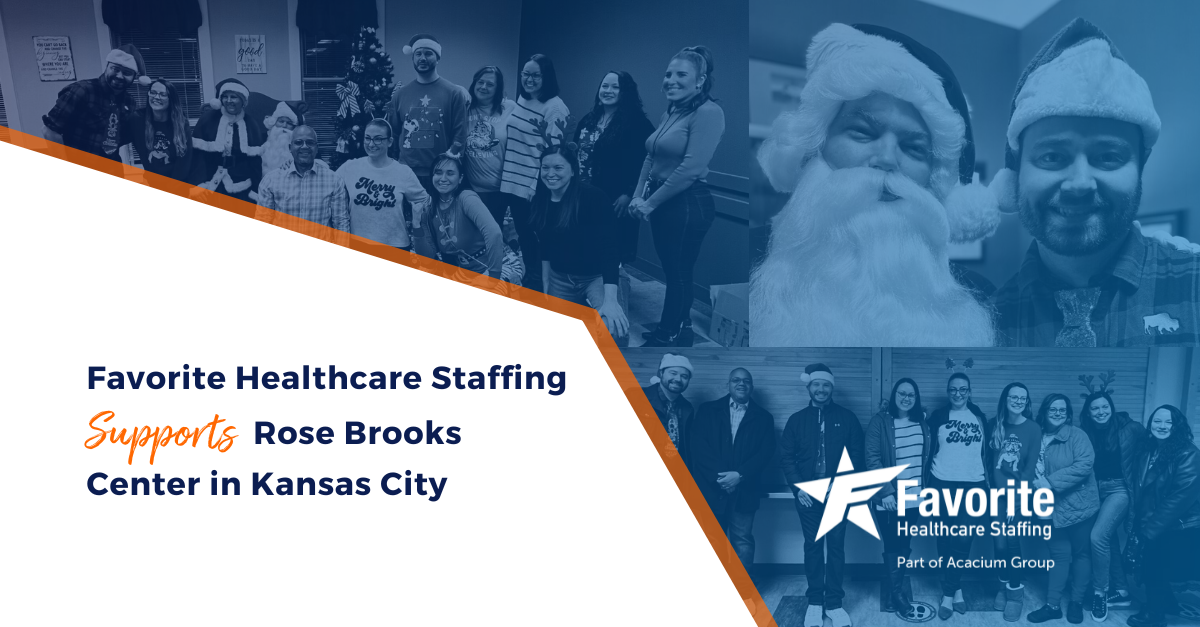 Favorite Healthcare Staffing Supports Rose Brooks Center in Kansas City