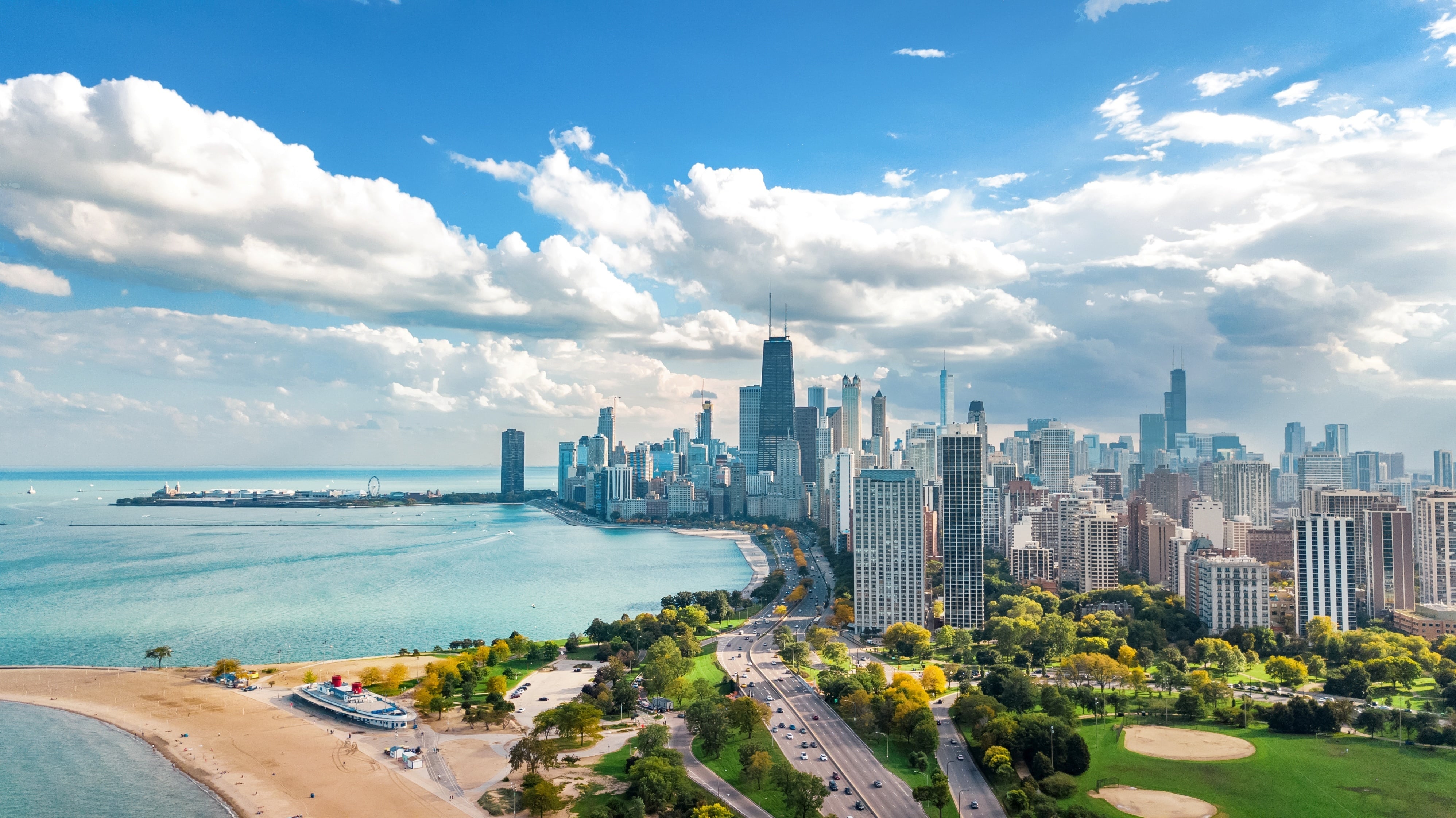 Skyline view of Chicago