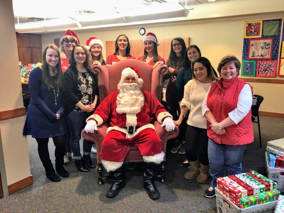 Favorite Volunteers Visit the Rose Brooks Center for the Holidays